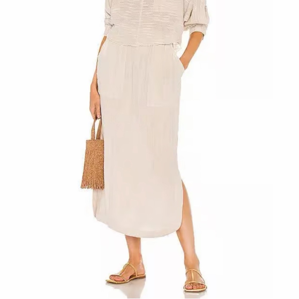Free People cotton gauze skirt